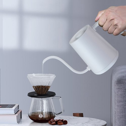 TIMEMORE Fish Smart Prominent Electric Pour Over Kettle (Black/White) | 900ml Right handed - Dian by Nimbus Labs