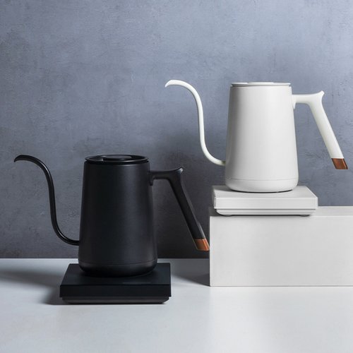 TIMEMORE Fish Smart Prominent Electric Pour Over Kettle (Black/White) | 900ml Right handed - Dian by Nimbus Labs