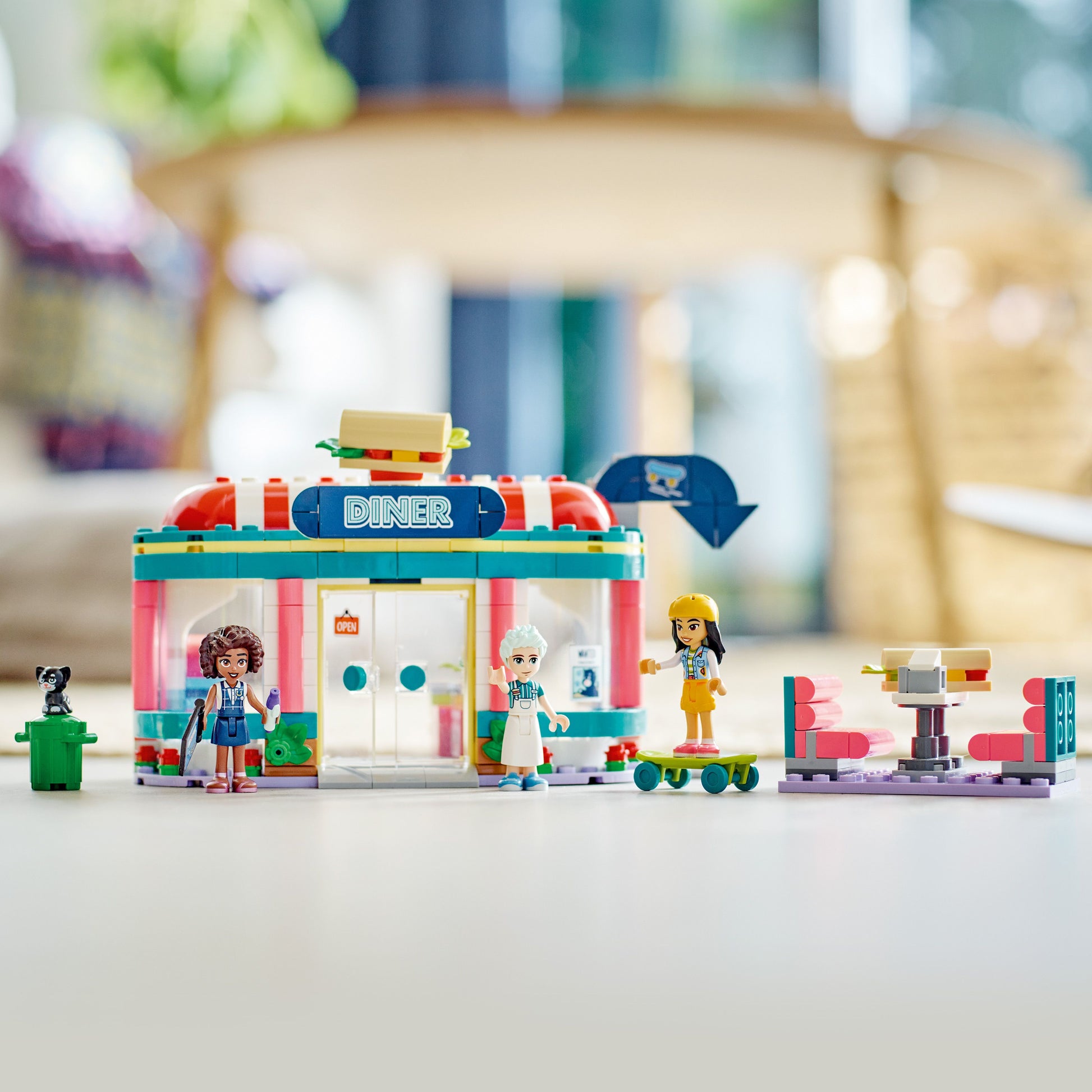 LEGO Friends Heartlake Downtown Diner 41728 Building Toy Set (346 Pieces) - Dian by Nimbus Labs