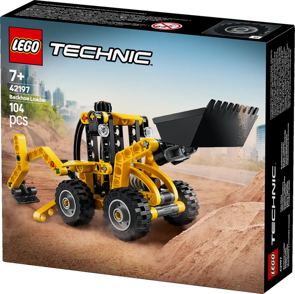 LEGO® Technic™ Backhoe Loader Construction Toy Buildable Vehicle Set for Kids 42197