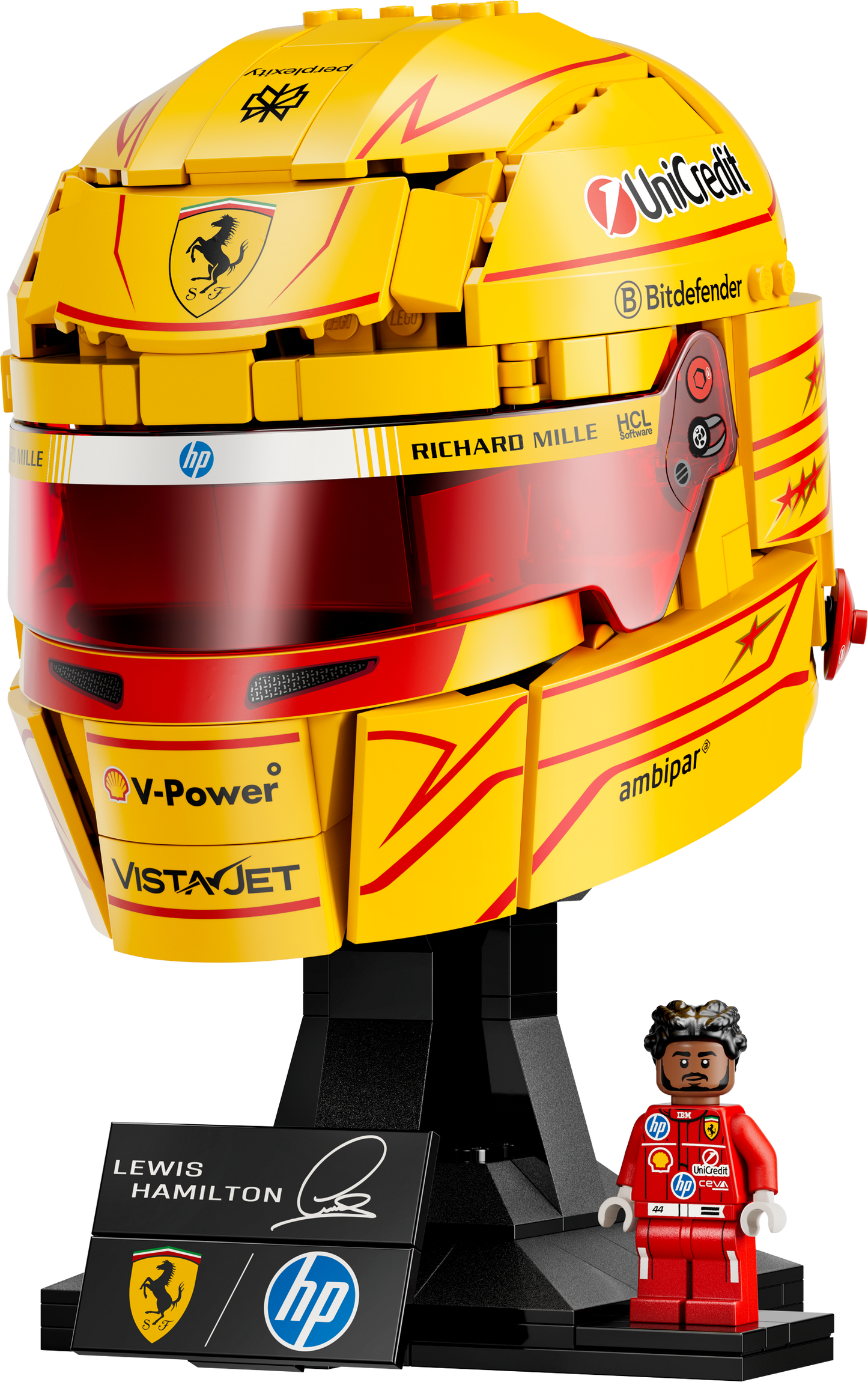 LEGO Editions Scuderia Ferrari HP Lewis Hamilton Helmet 43022