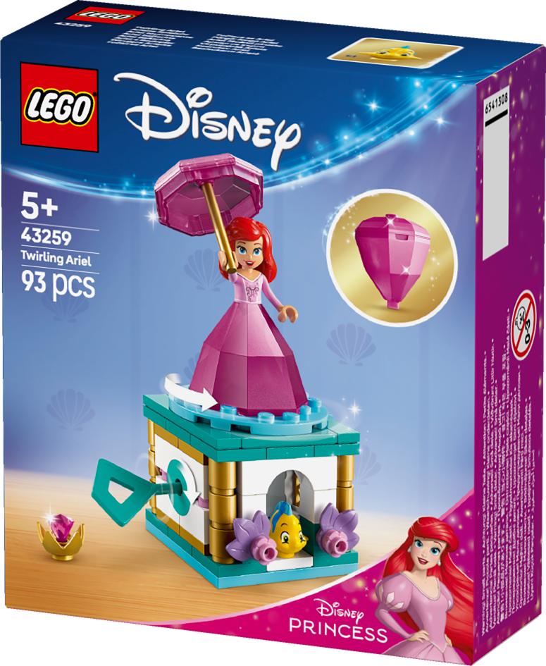 LEGO® Disney Princess Twirling Ariel Building Kit and Fantasy Toy Model 43259