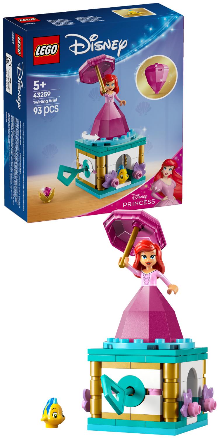 LEGO® Disney Princess Twirling Ariel Building Kit and Fantasy Toy Model 43259
