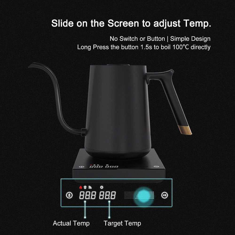 TIMEMORE FISH SMART Electric Pour Over Kettle (Black/White) | 600ml - Dian by Nimbus Labs