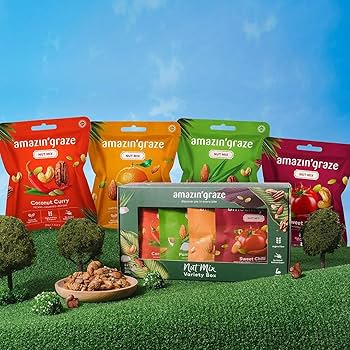 Amazin' Graze Nut Mix Variety Box (8 x 30g)