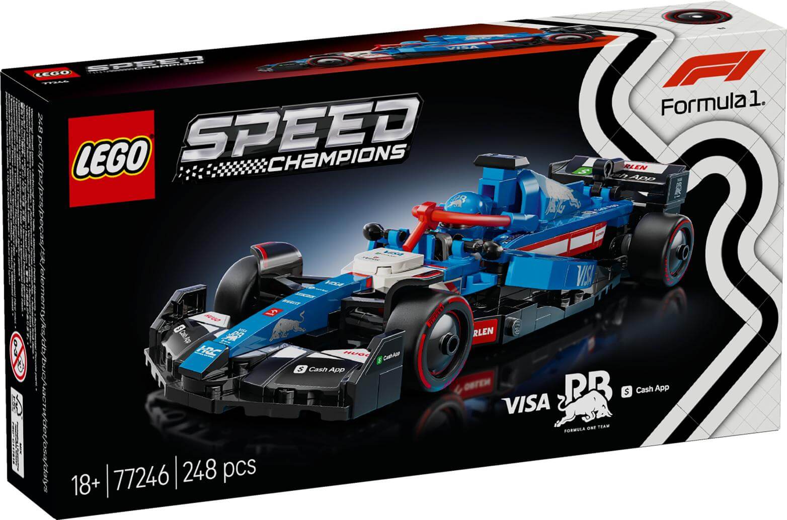 LEGO Speed Champions Visa Cash App RB VCARB 01 F1® Race Car 77246 - Dian by Nimbus Labs