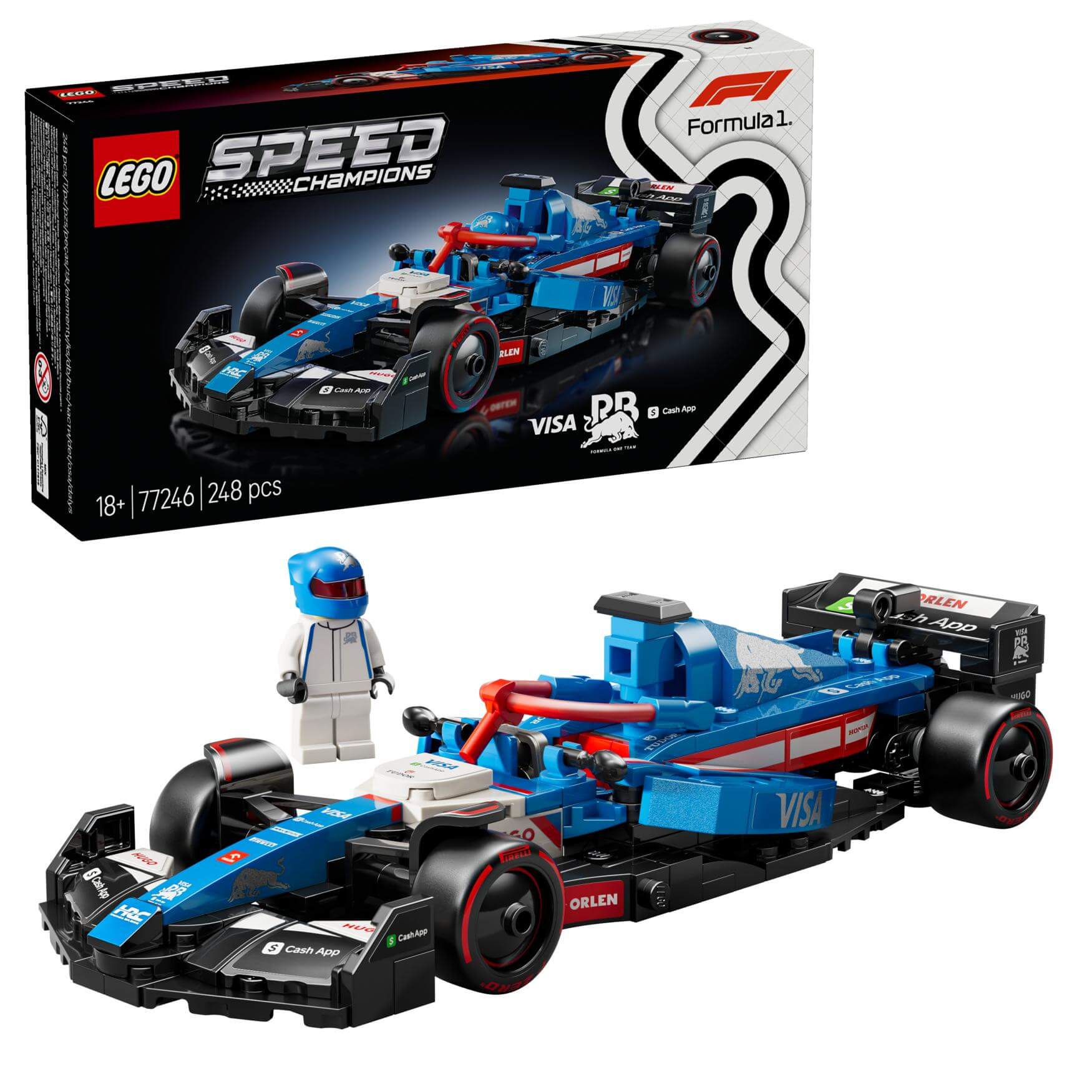 LEGO Speed Champions Visa Cash App RB VCARB 01 F1® Race Car 77246 - Dian by Nimbus Labs