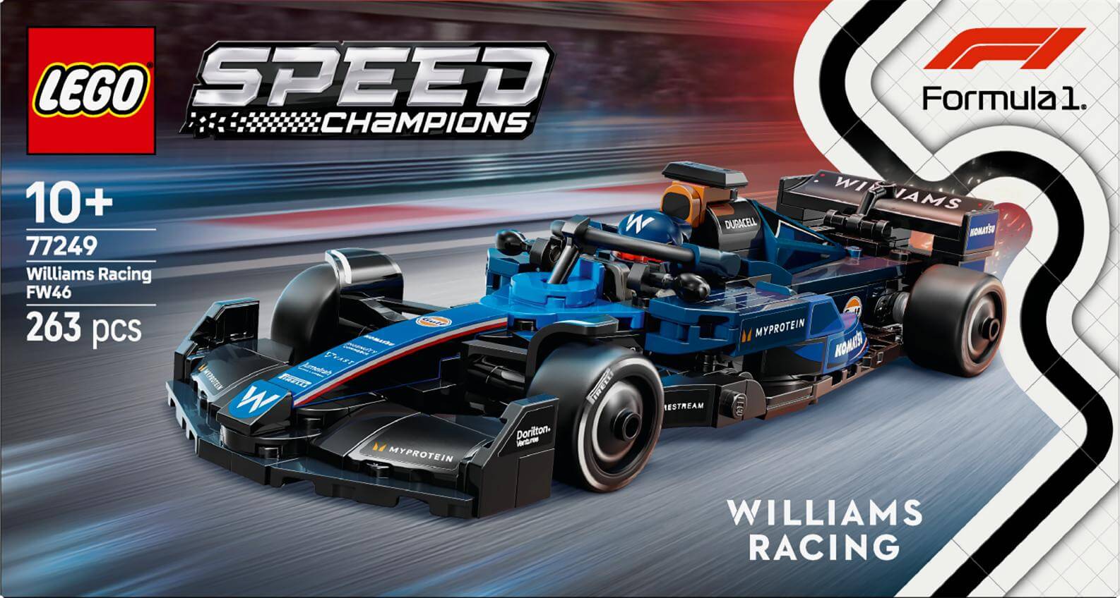 LEGO Speed Champions Williams Racing FW46 F1® Race Car 77249 - Dian by Nimbus Labs