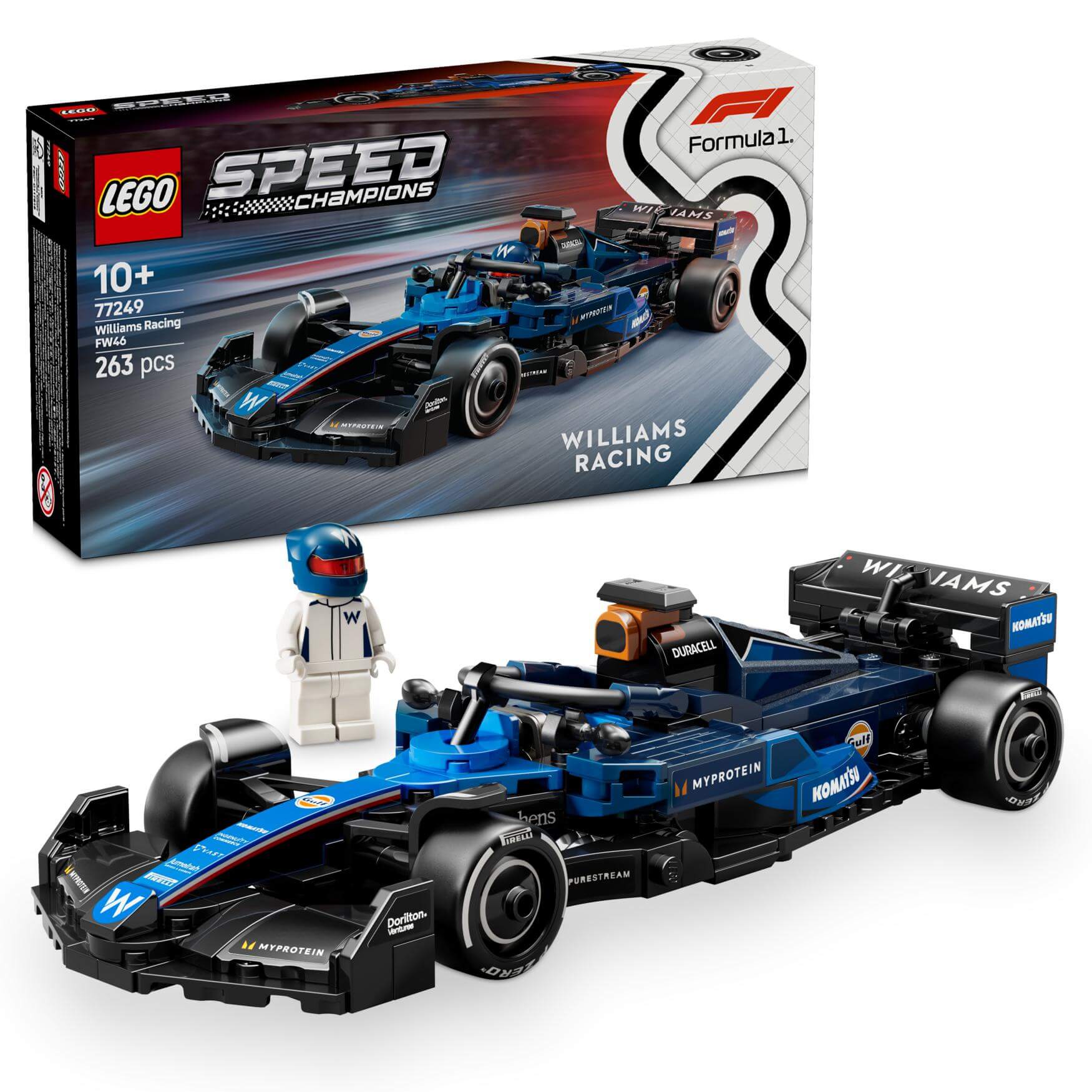 LEGO Speed Champions Williams Racing FW46 F1® Race Car 77249 - Dian by Nimbus Labs