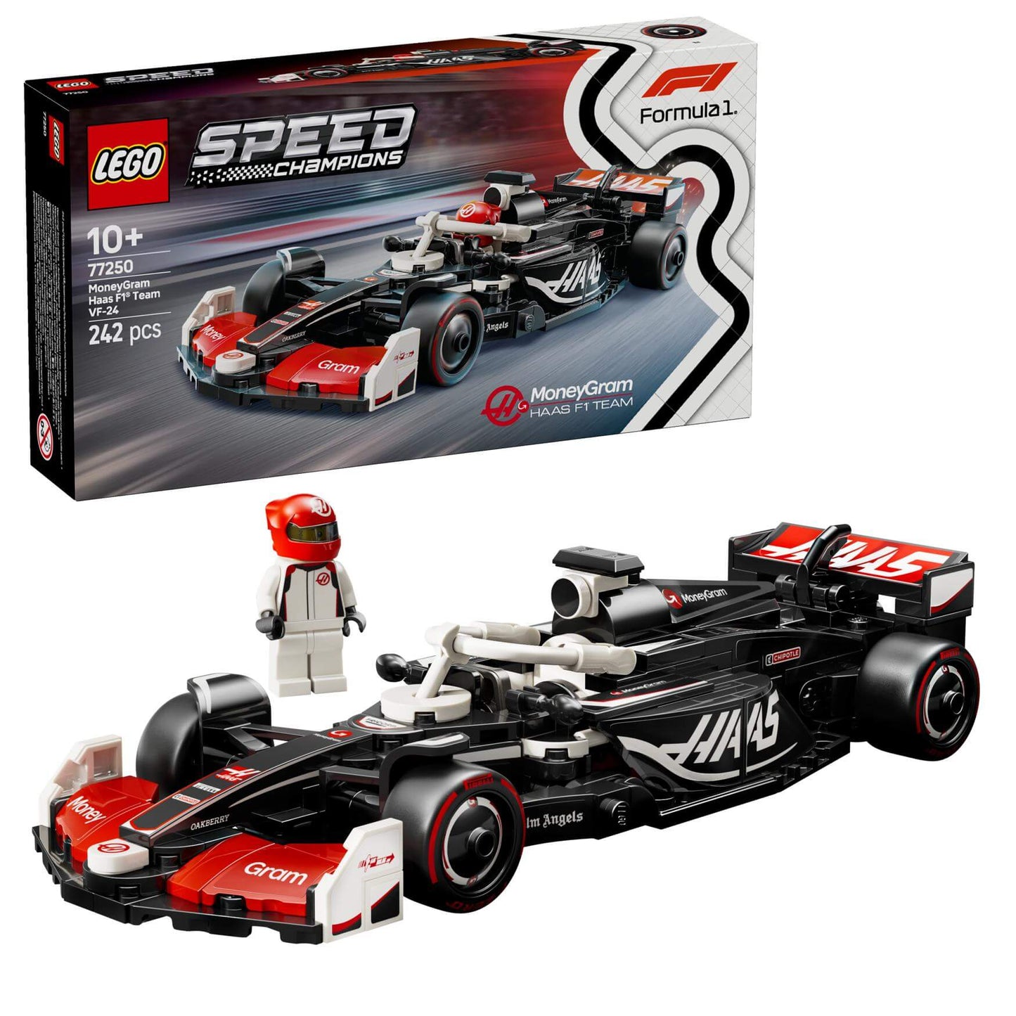 LEGO Speed Champions MoneyGram Haas F1® Team VF-24 Race Car 77250 - Dian by Nimbus Labs