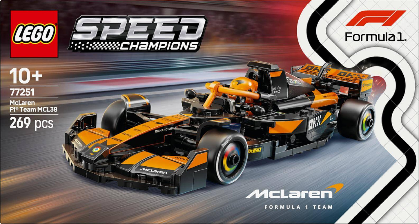 LEGO Speed Champions McLaren F1® Team MCL38 Race Car 77251 - Dian by Nimbus Labs