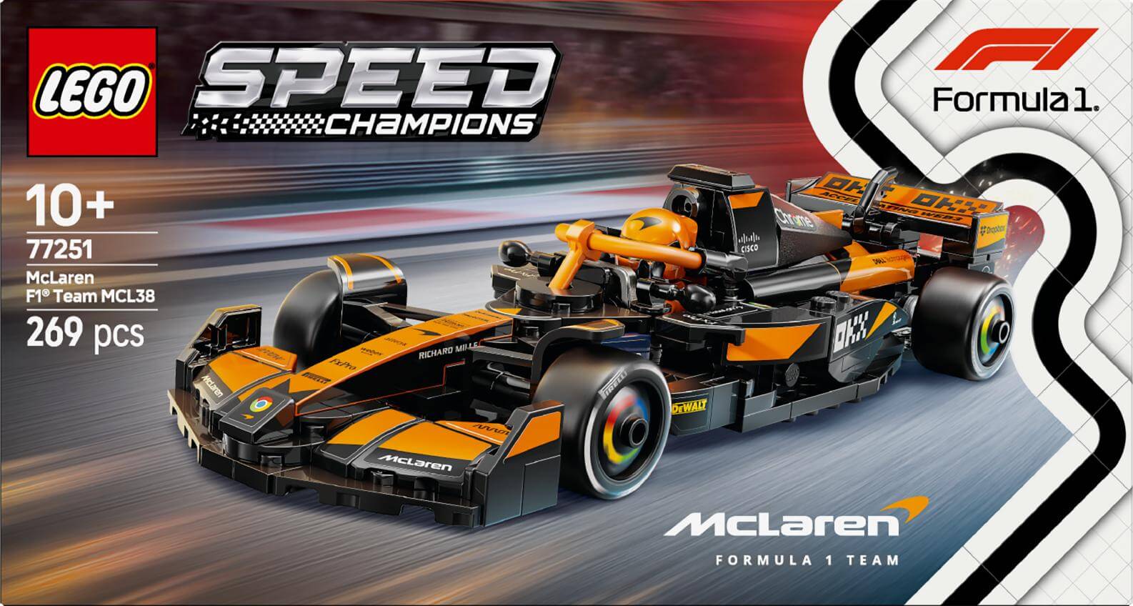 LEGO Speed Champions McLaren F1® Team MCL38 Race Car 77251 - Dian by Nimbus Labs