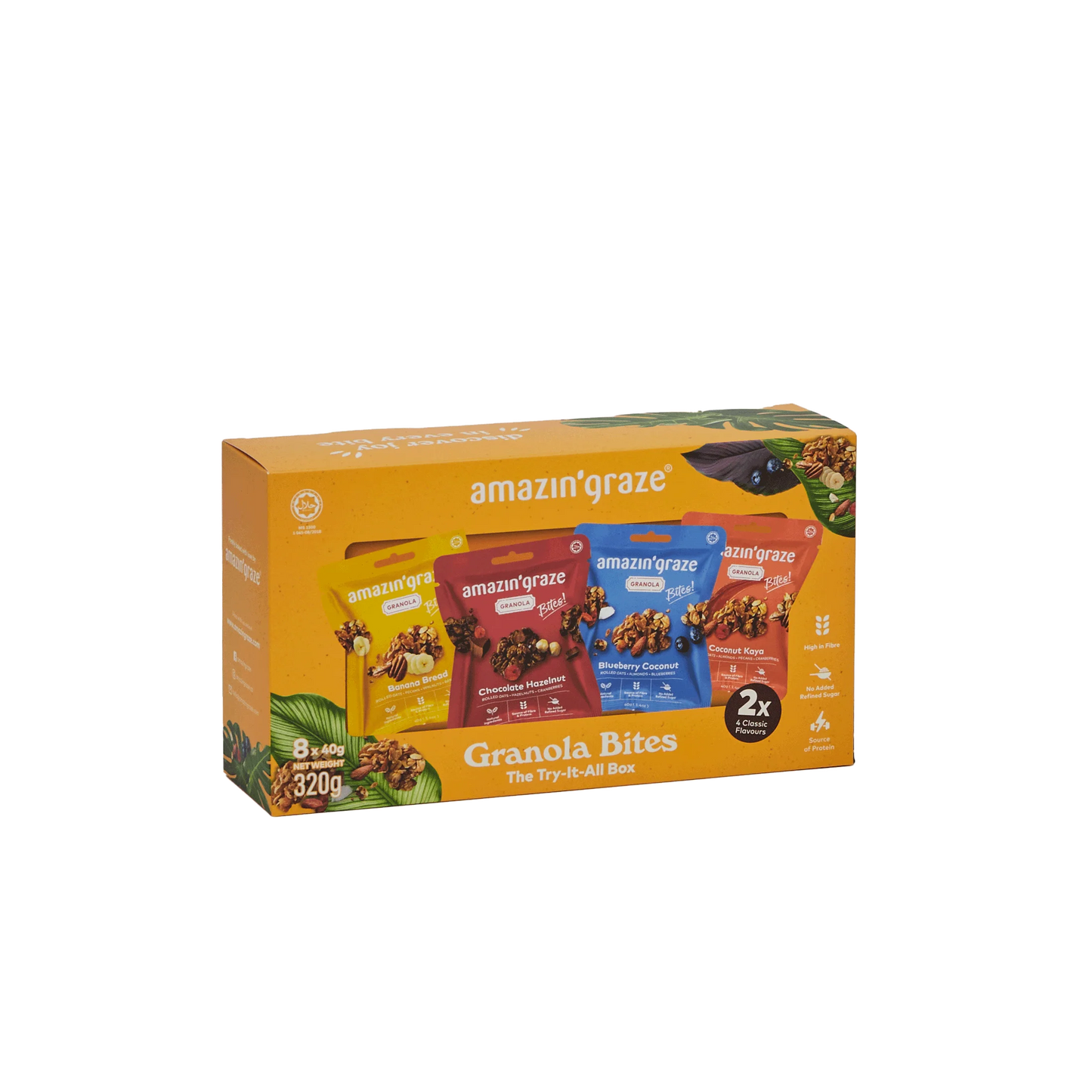 Amazin' Graze Granola Variety Box - 8 x 40g