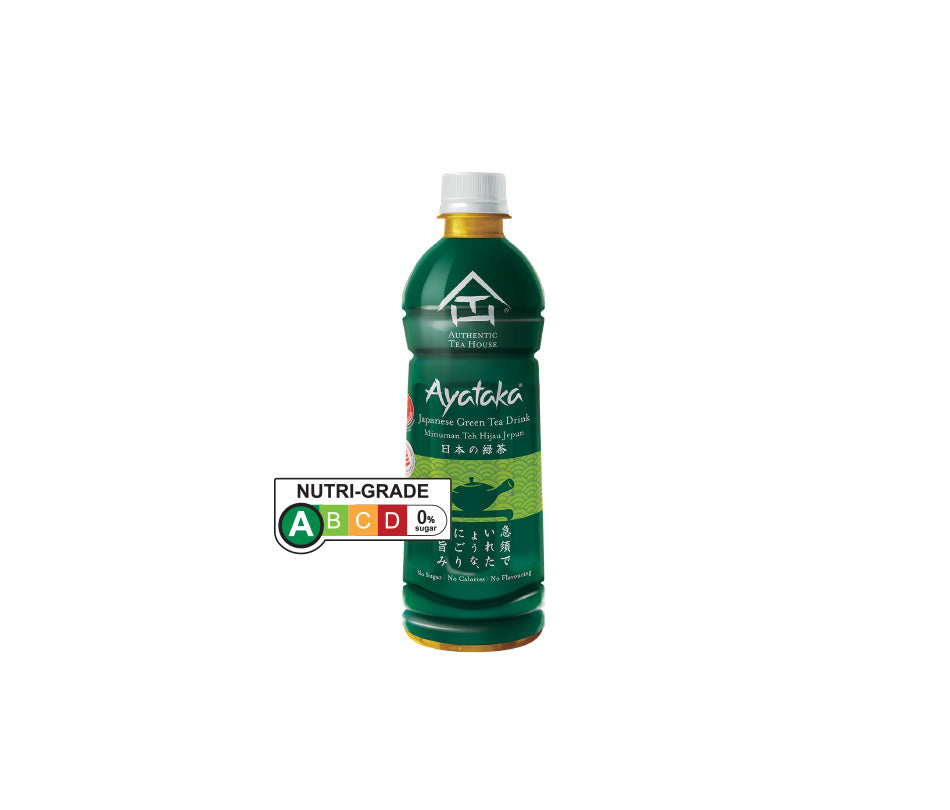 Authentic Tea House Ayataka No Sugar Japanese Green Tea (500ml x 12s)