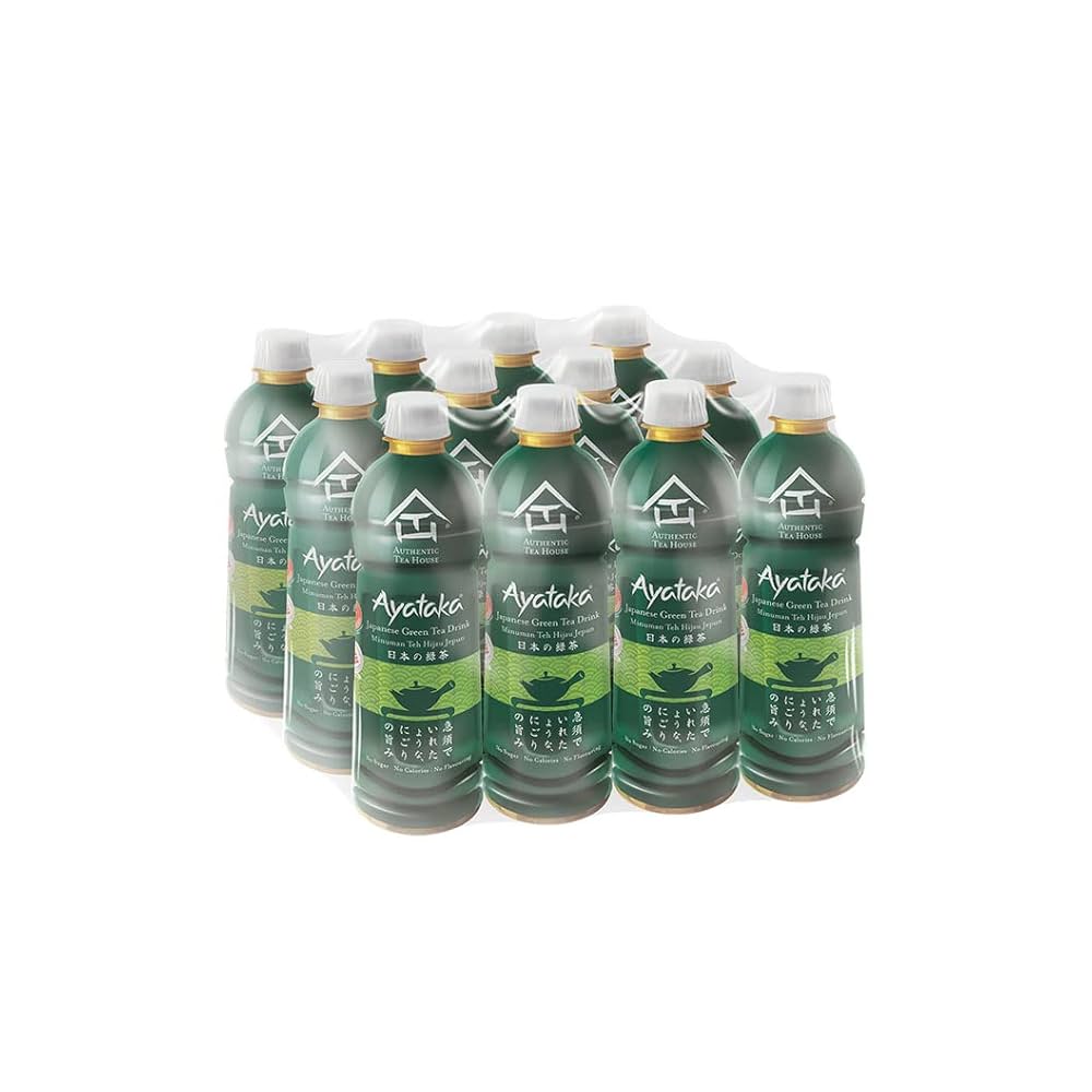 Authentic Tea House Ayataka No Sugar Japanese Green Tea (500ml x 12s)