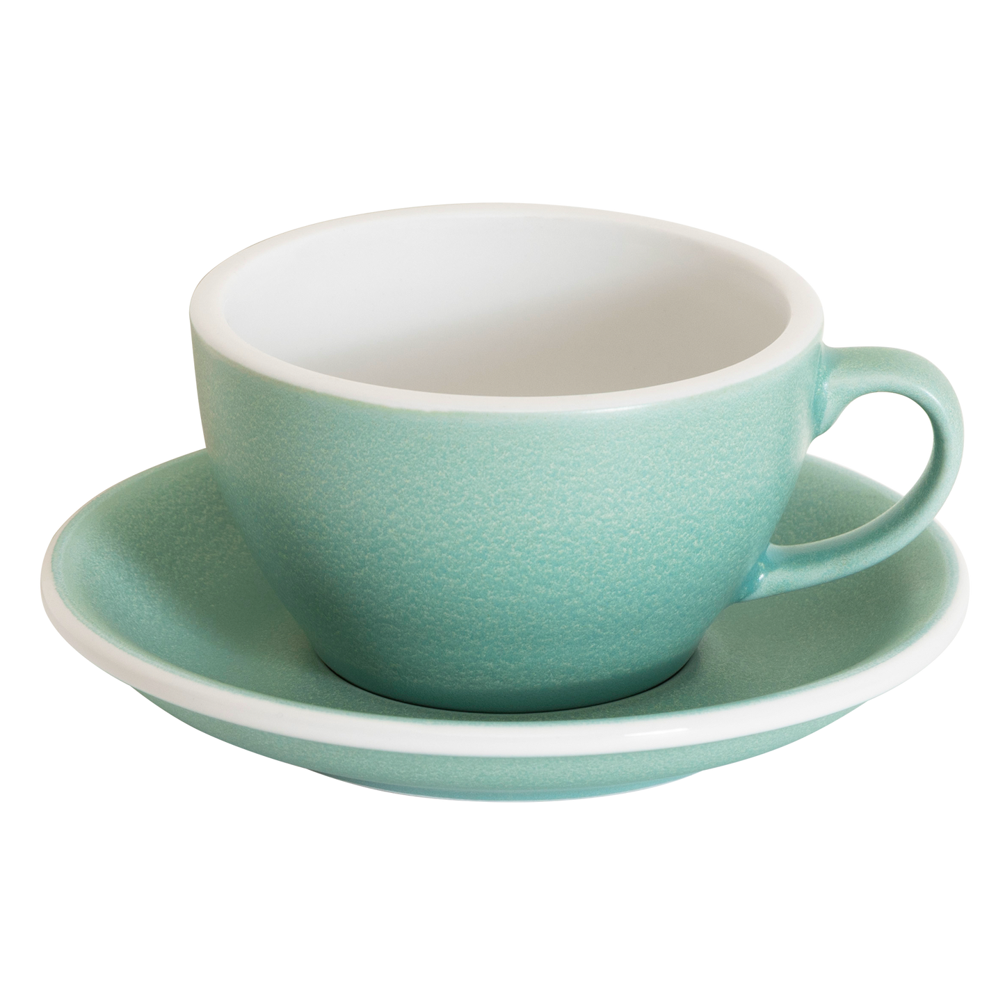 LOVERAMICS Egg Set of 1 x 250ml Cappuccino Cup and Saucer (Mineral Colours) - Dian by Nimbus Labs