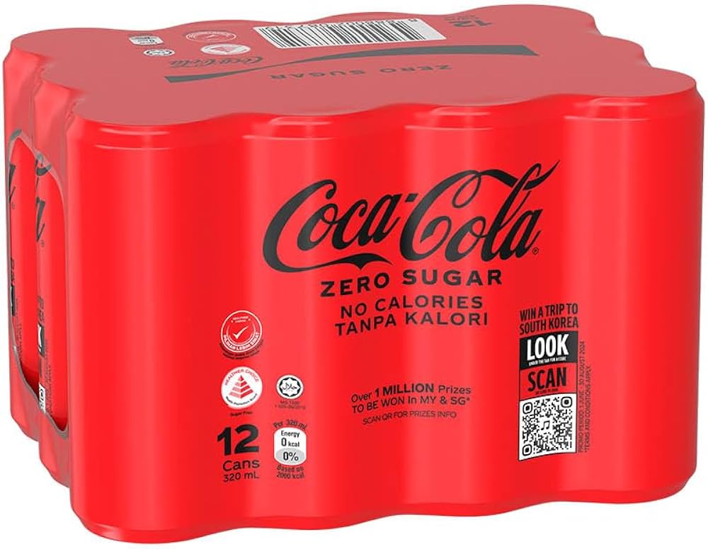 Coca-Cola Zero (320ml x 12 Cans)