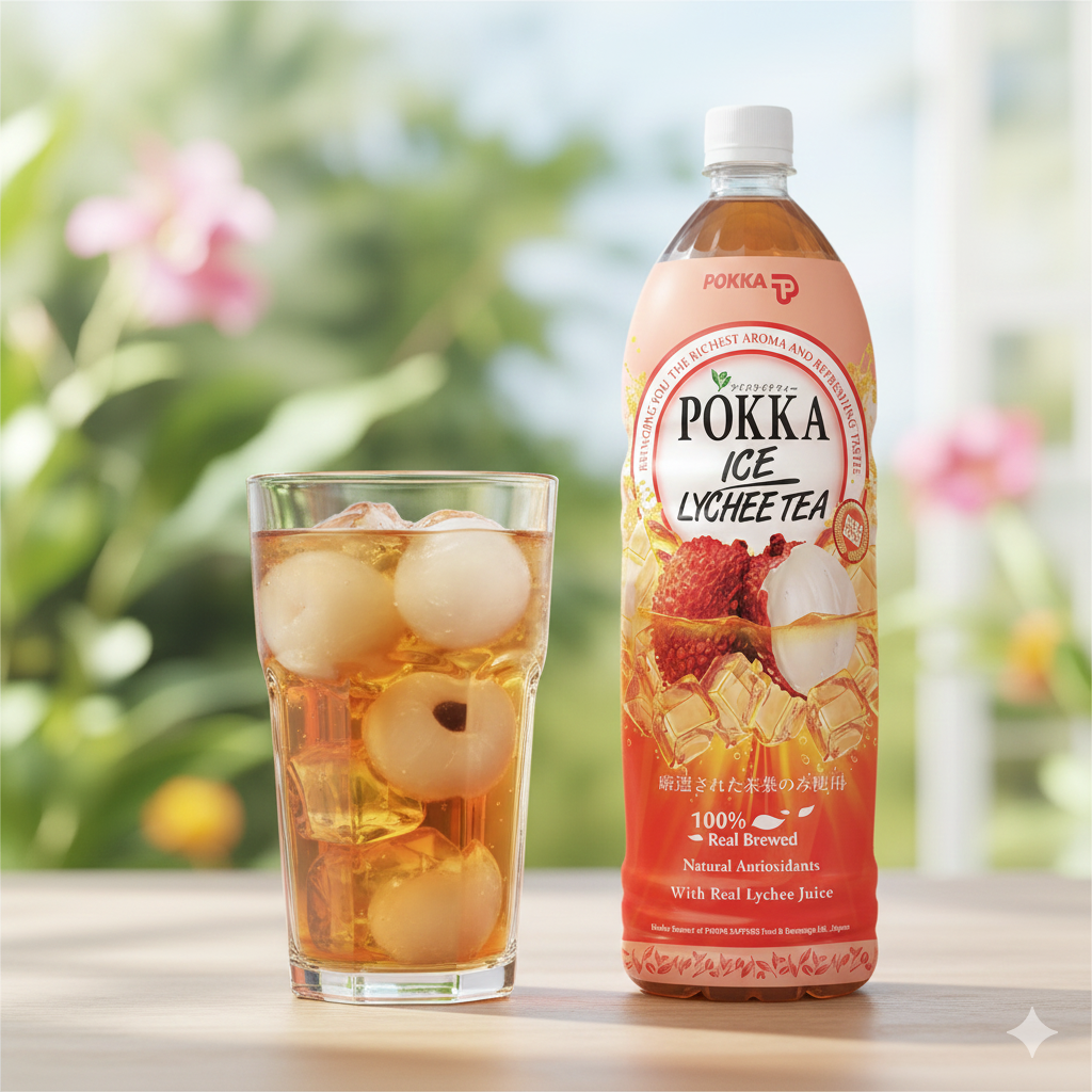 Pokka Ice Lychee Tea (500ml - Single Bottle)