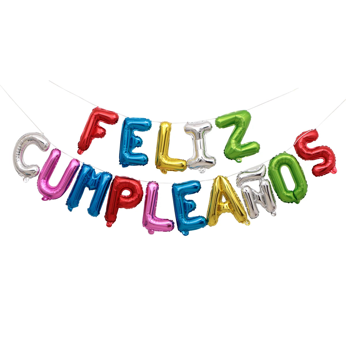 Happy Birthday Letters Balloons Set