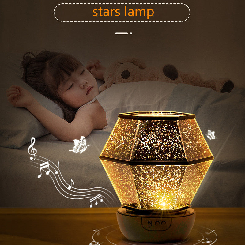 Galaxy Starry Projector Night Lamp With Remote Control