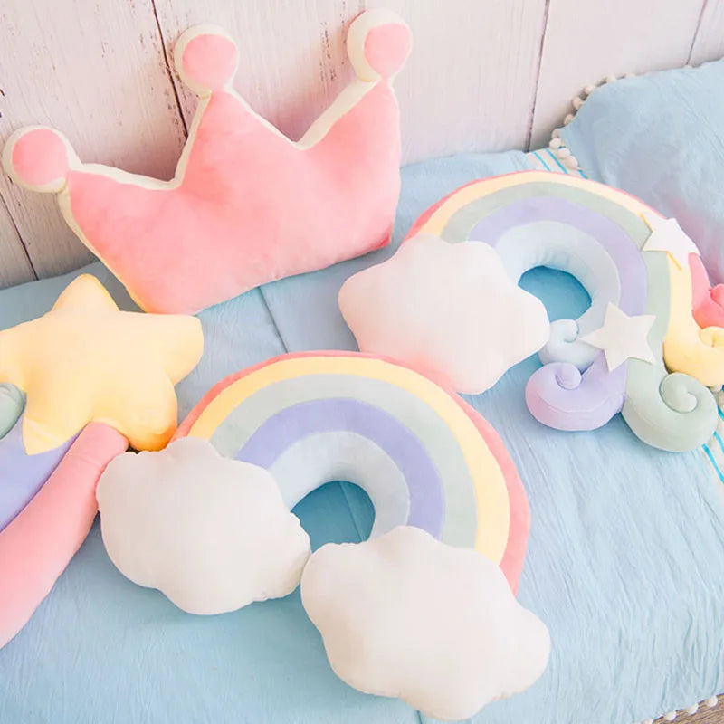 Candy Color Cloud Star Moon Plush