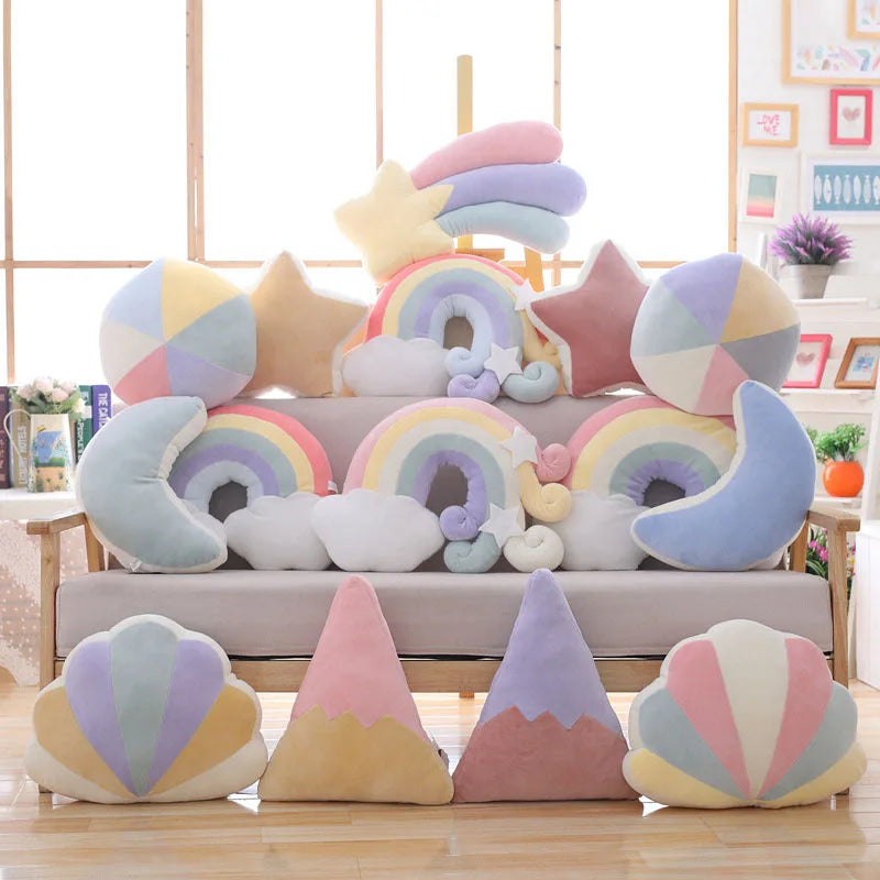 Candy Color Cloud Star Moon Plush