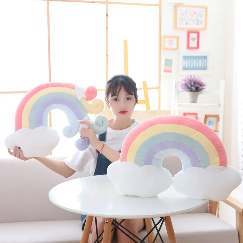 Candy Color Cloud Star Moon Plush