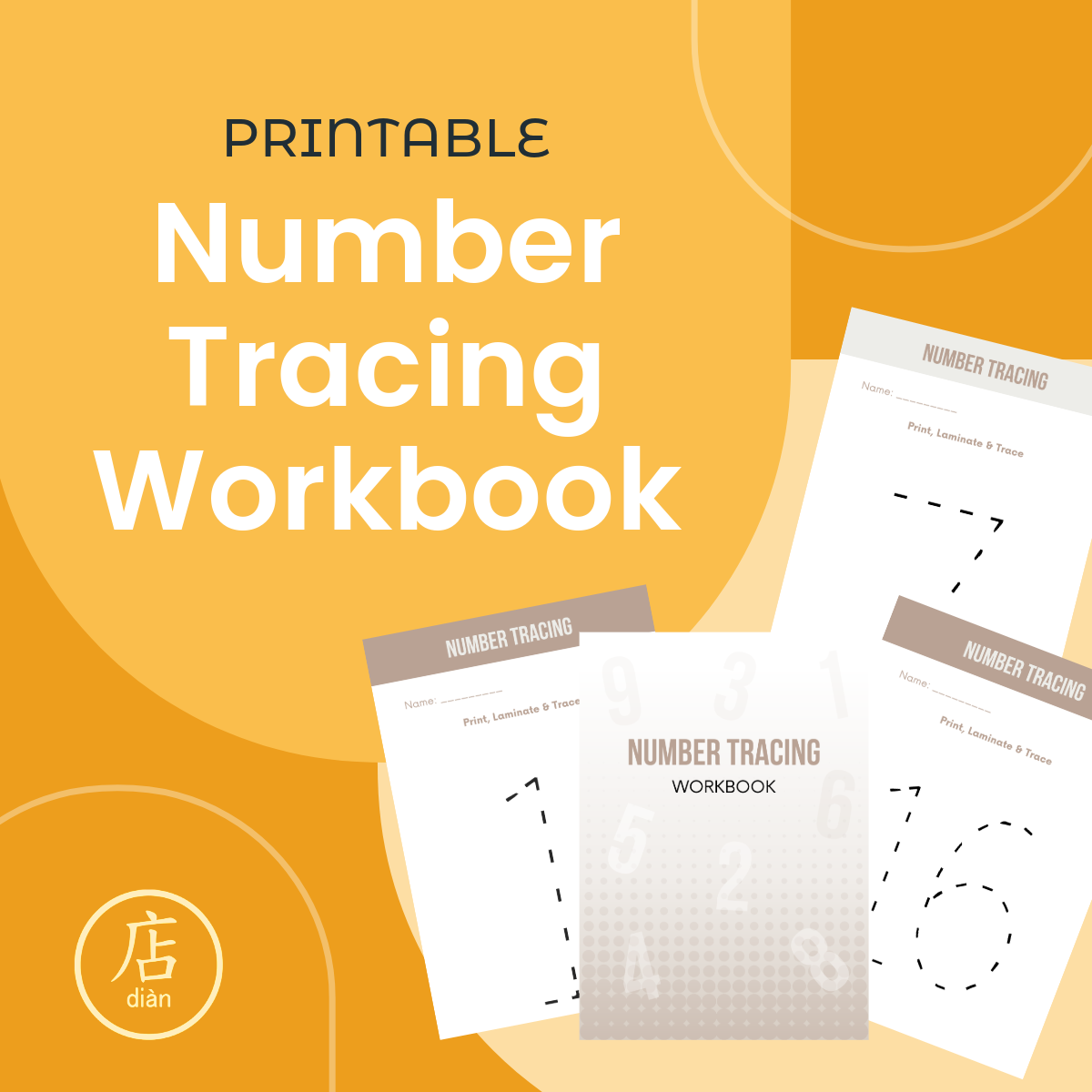 PRINTABLE Number Tracing Workbook 1–20 | Early Learning & Handwriting Practice
