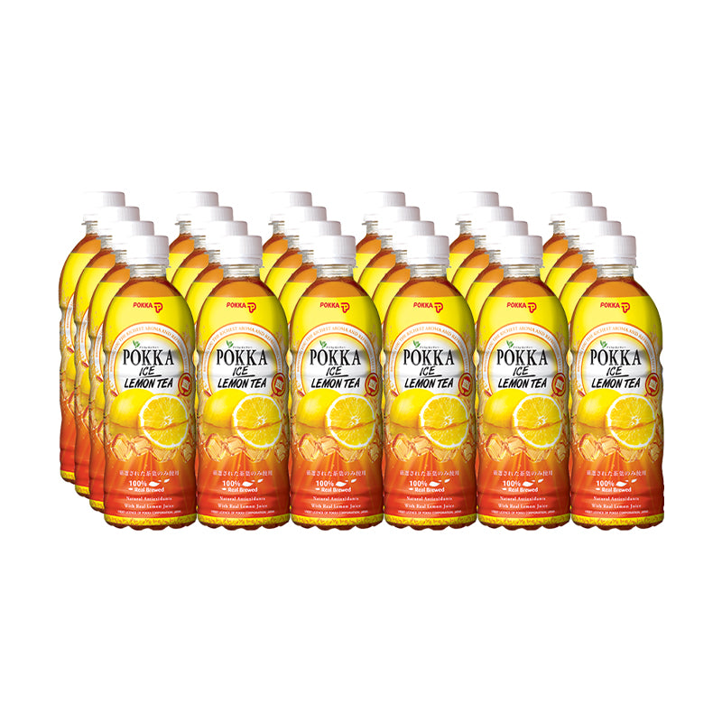 Pokka Ice Lemon Tea (500ml x 24) Case