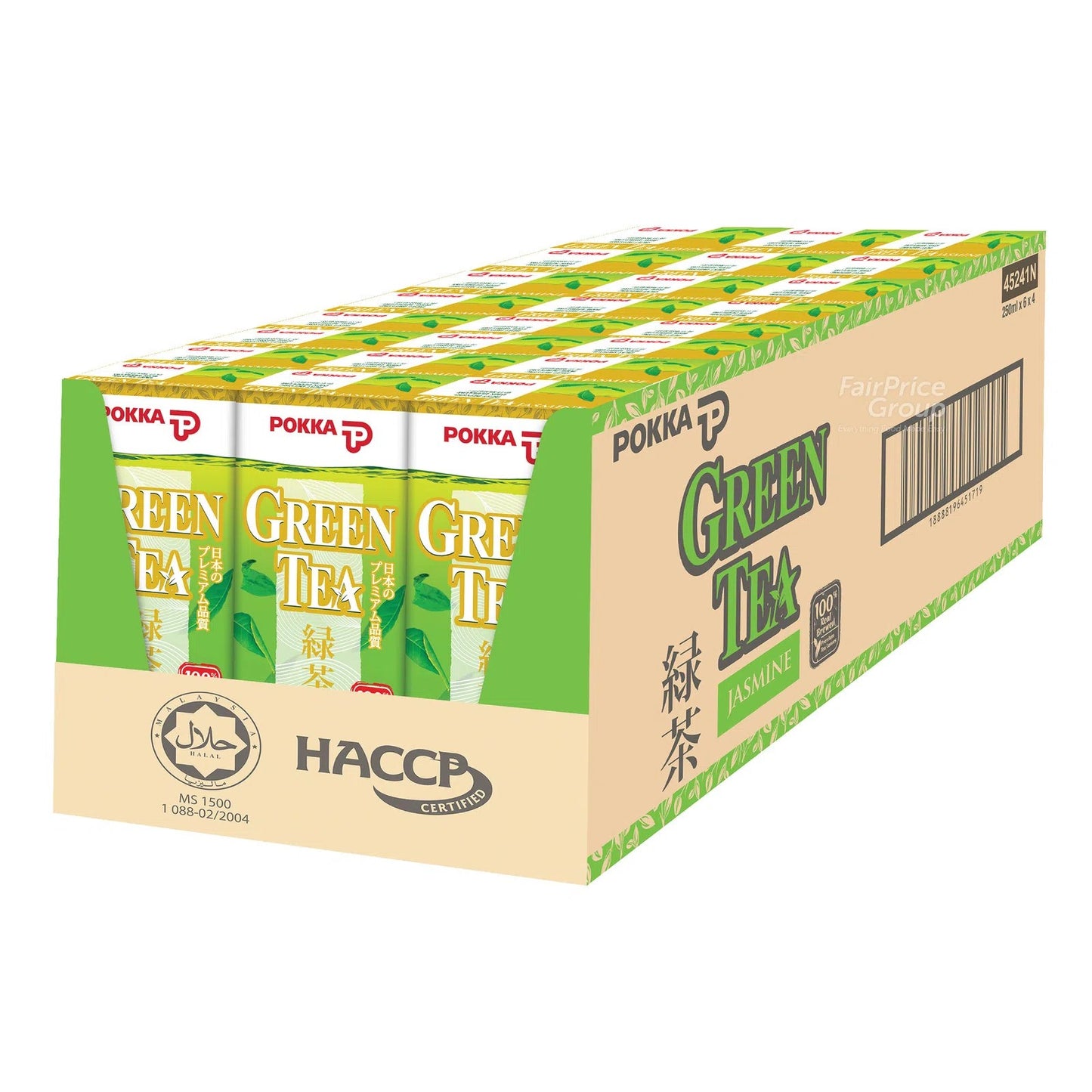 Pokka Jasmine Green Tea 250ml x 6s