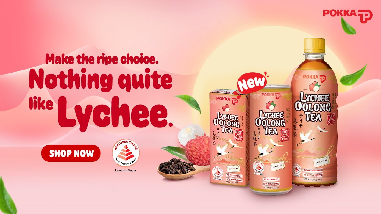 Pokka Lychee Oolong Tea (500ml - Single Bottle)