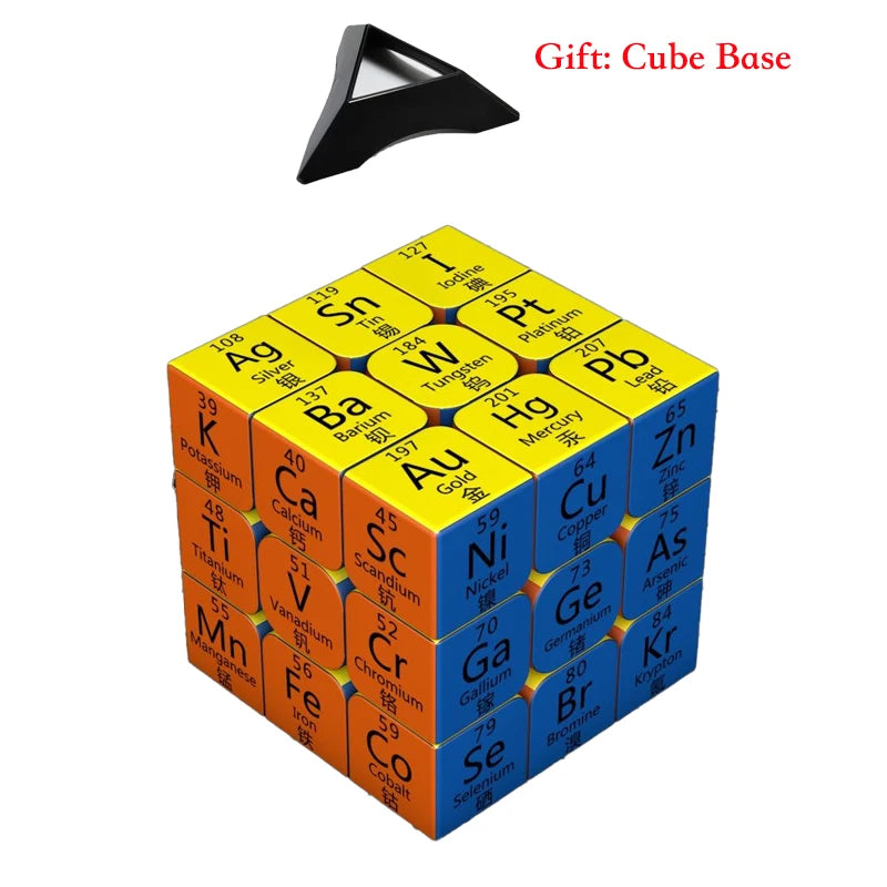 3x3x3 Chemistry Element Puzzle Cube