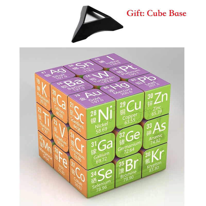 3x3x3 Chemistry Element Puzzle Cube