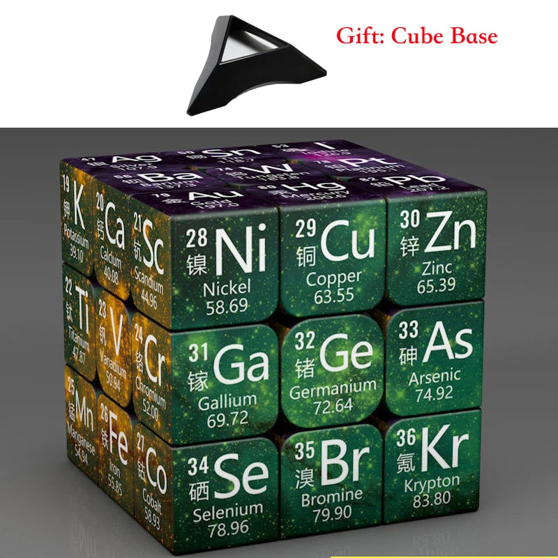 3x3x3 Chemistry Element Puzzle Cube
