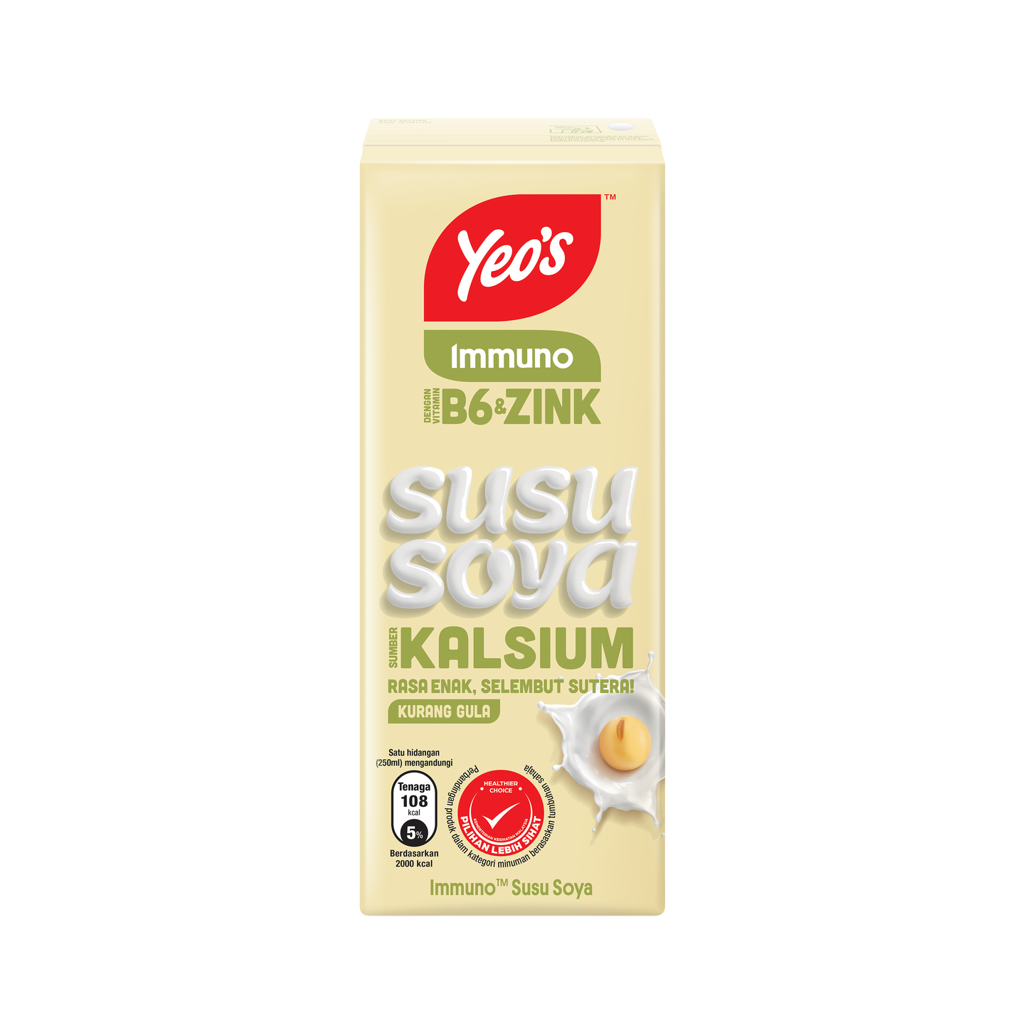 Yeo's Immuno Soy Milk 6 x 250ml