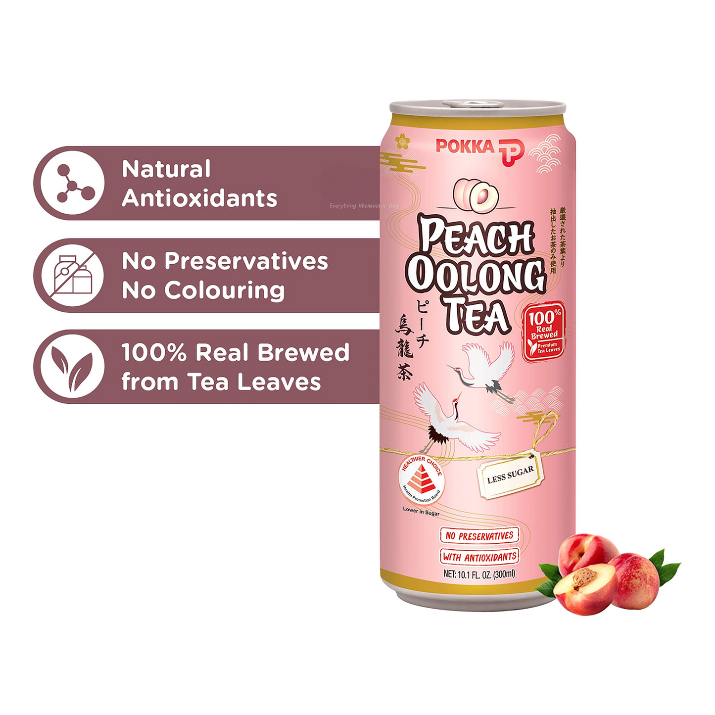 Pokka Peach Oolong Tea 300ml x 24