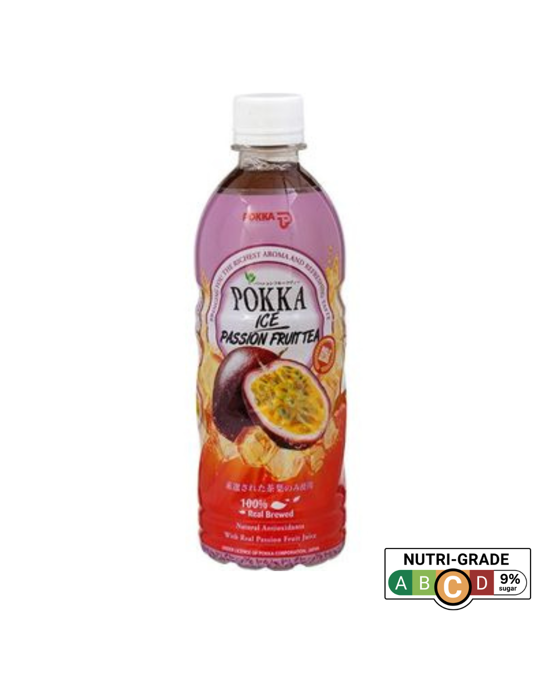 Pokka Ice Passionfruit Tea (500ml - Single Bottle)