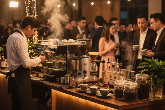 Transform Your Event With a Live Coffee and Matcha Station