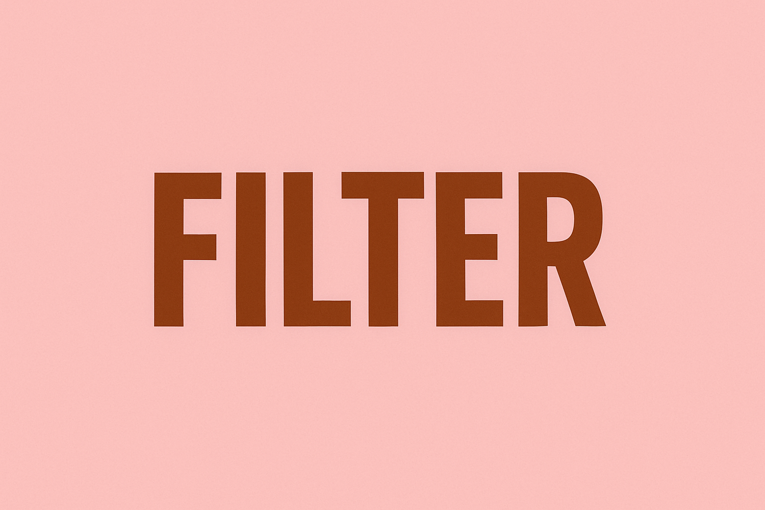 In Store Experience - Filter Selection