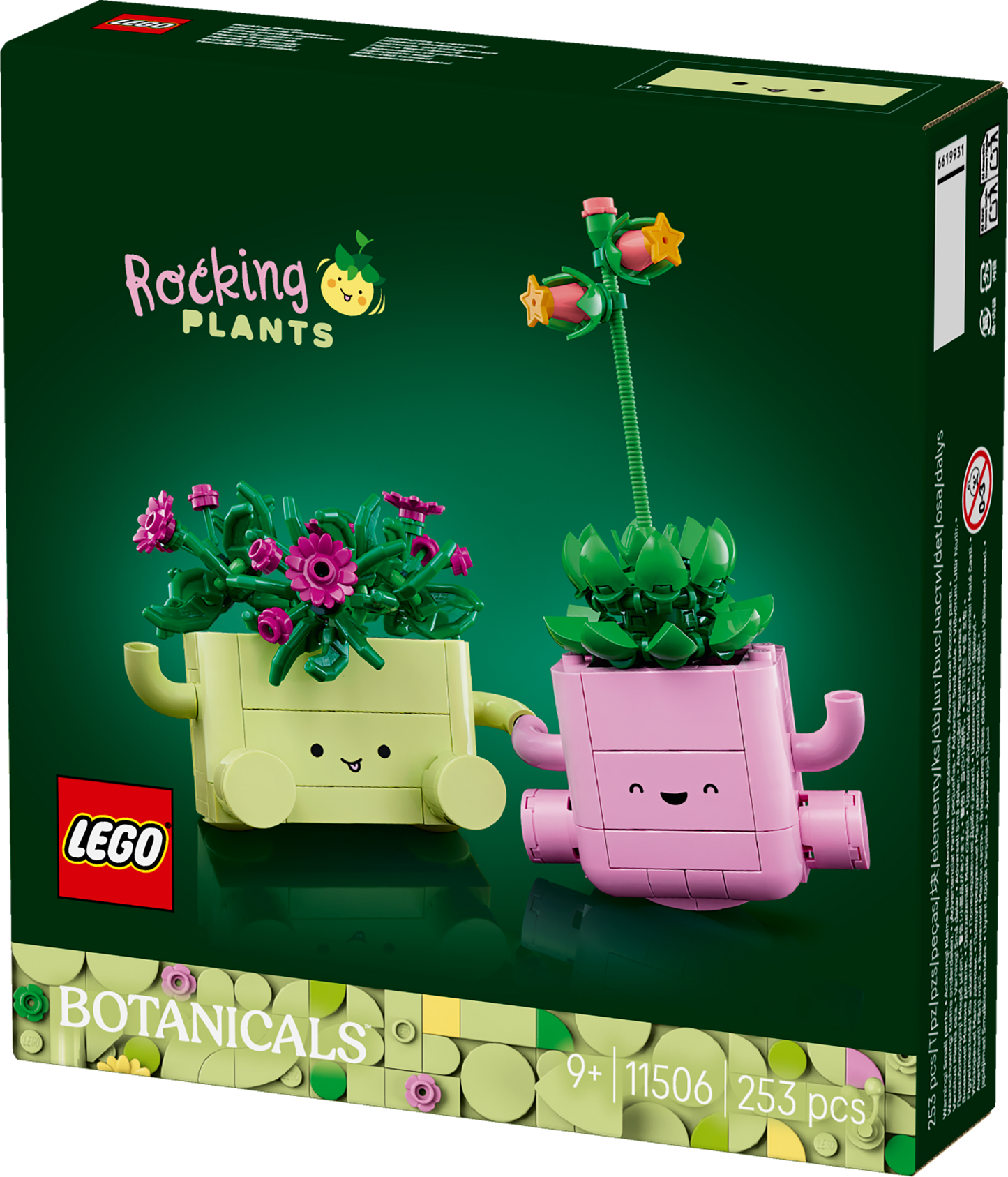 LEGO Botanicals Rocking Plants Flower Building Set 11506