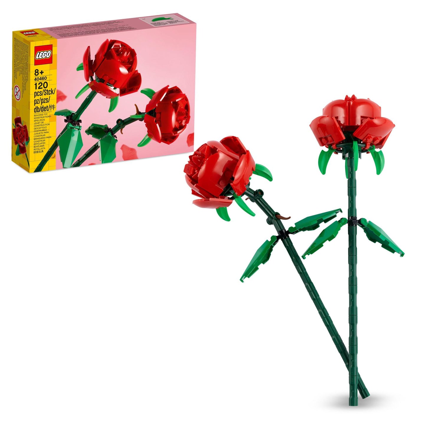 LEGO® Roses 40460 Building Kit (120 Pieces)