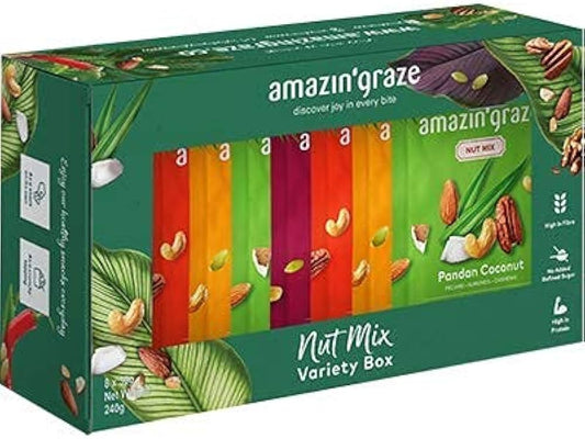 Amazin' Graze Nut Mix Variety Box (8 x 30g)