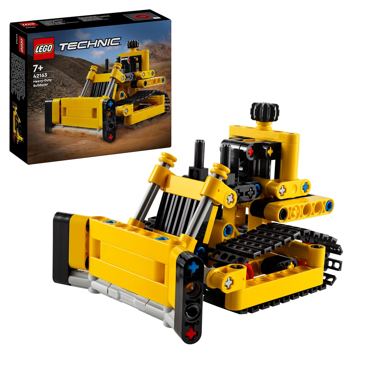 LEGO Technic Heavy-Duty Bulldozer Vehicle Toy Gift 42163Bricks
