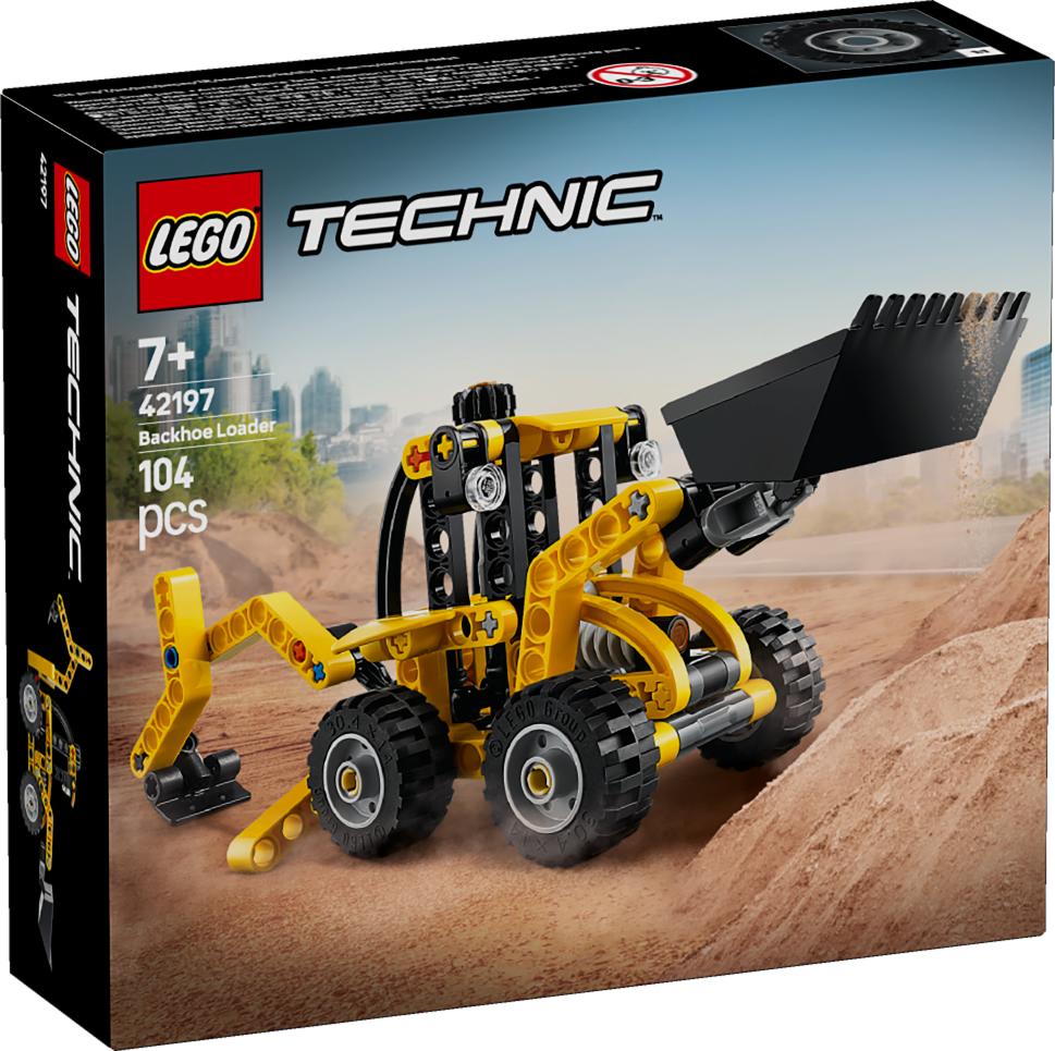 LEGO® Technic™ Backhoe Loader Construction Toy Buildable Vehicle Set for Kids 42197