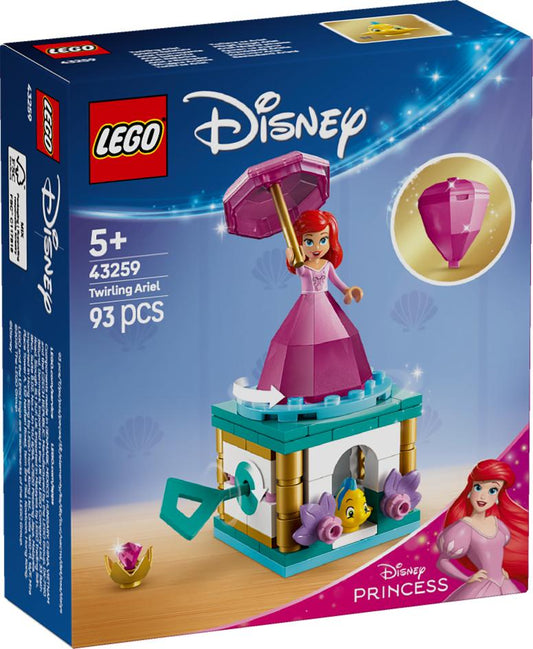LEGO® Disney Princess Twirling Ariel Building Kit and Fantasy Toy Model 43259