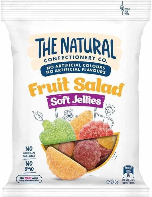 The Natural Confectionery Co Soft Jellies - Fruit Salad 220g