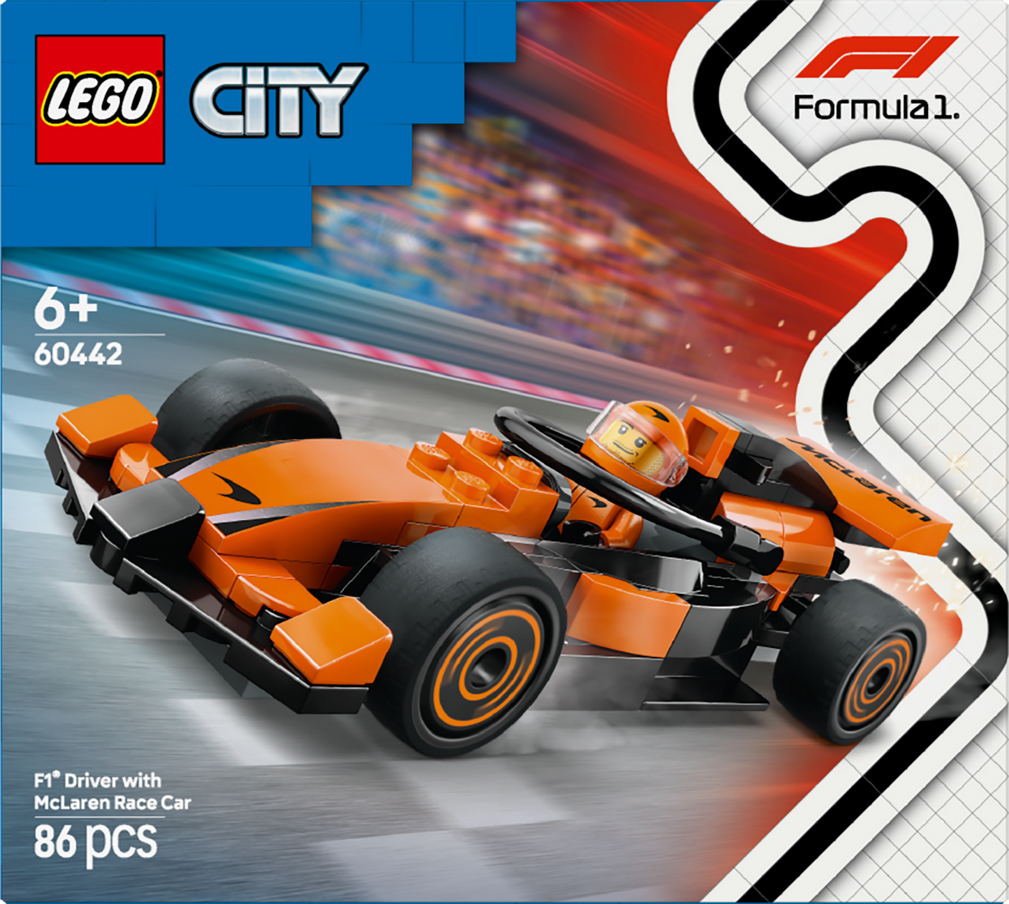 LEGO F1 Driver with McLaren Race Car 60442