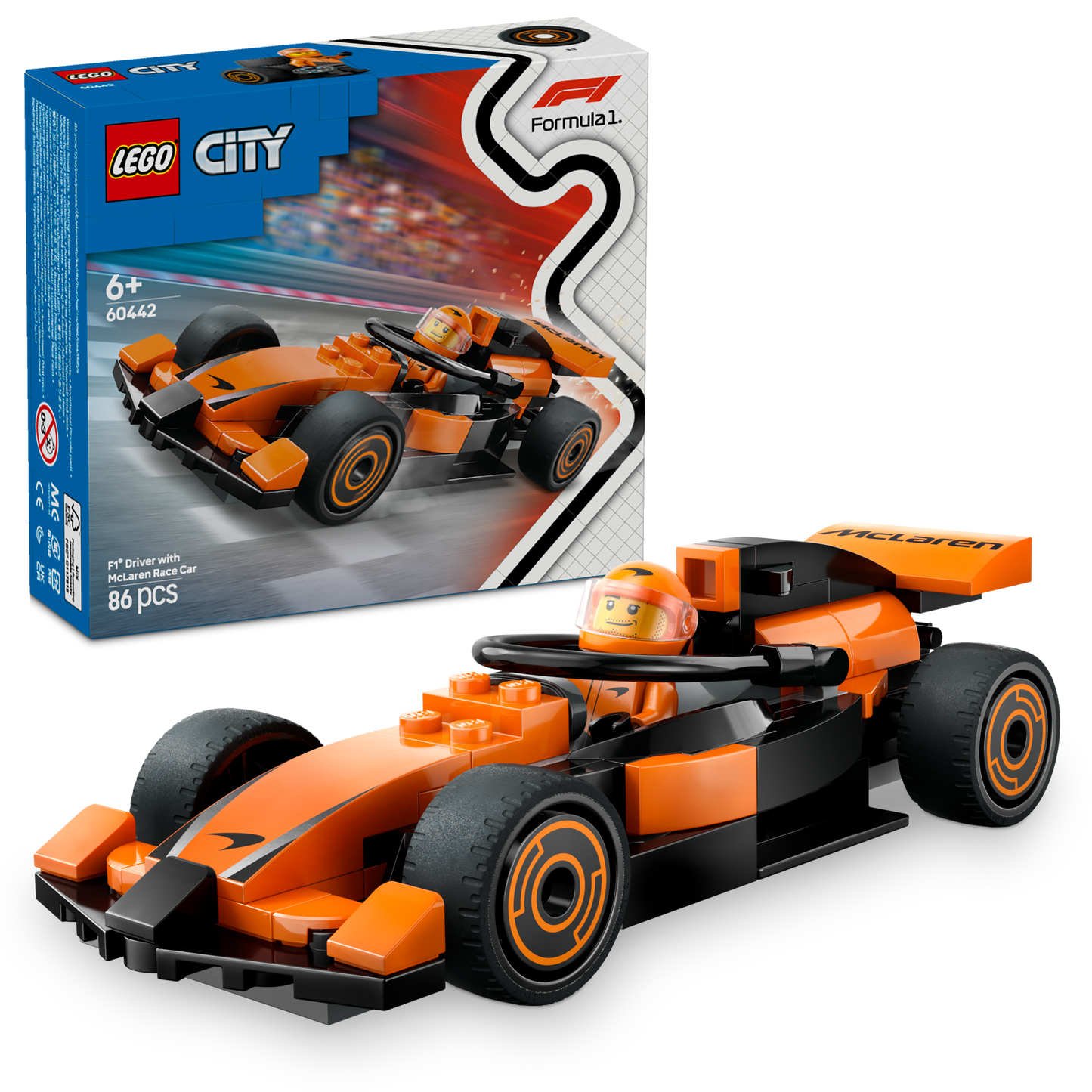 LEGO F1 Driver with McLaren Race Car 60442