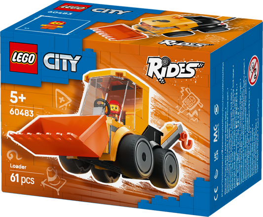 LEGO City Rides – Construction Loader Toy Building Set 60483