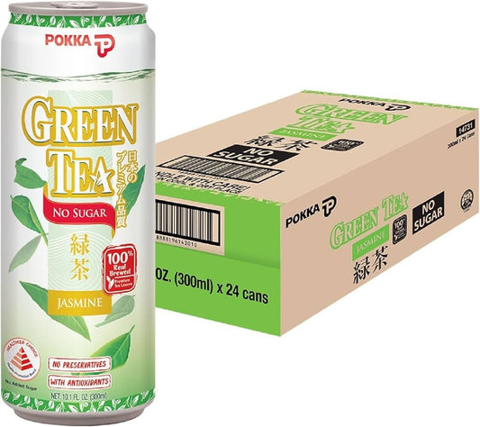 Pokka Jasmine Green Tea No Sugar 300ml x 24